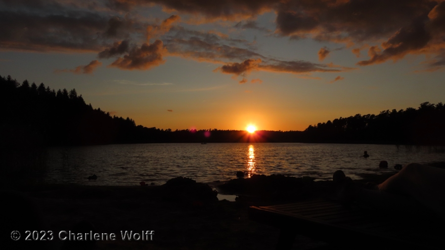 Sonnenuntergang Wooster Teerofen